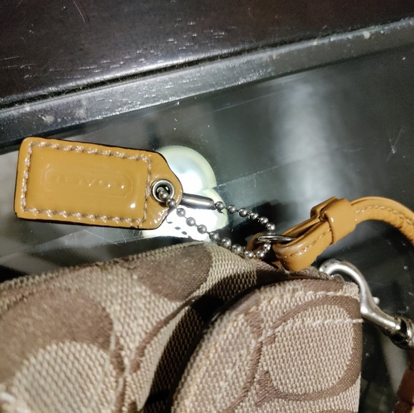 Coach Brown Wristlet Bag - Picture 3 of 3
